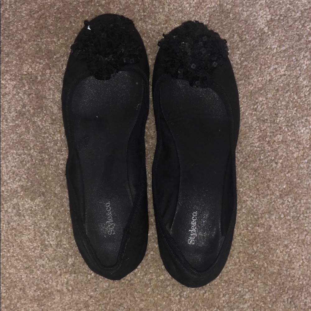 Black flats